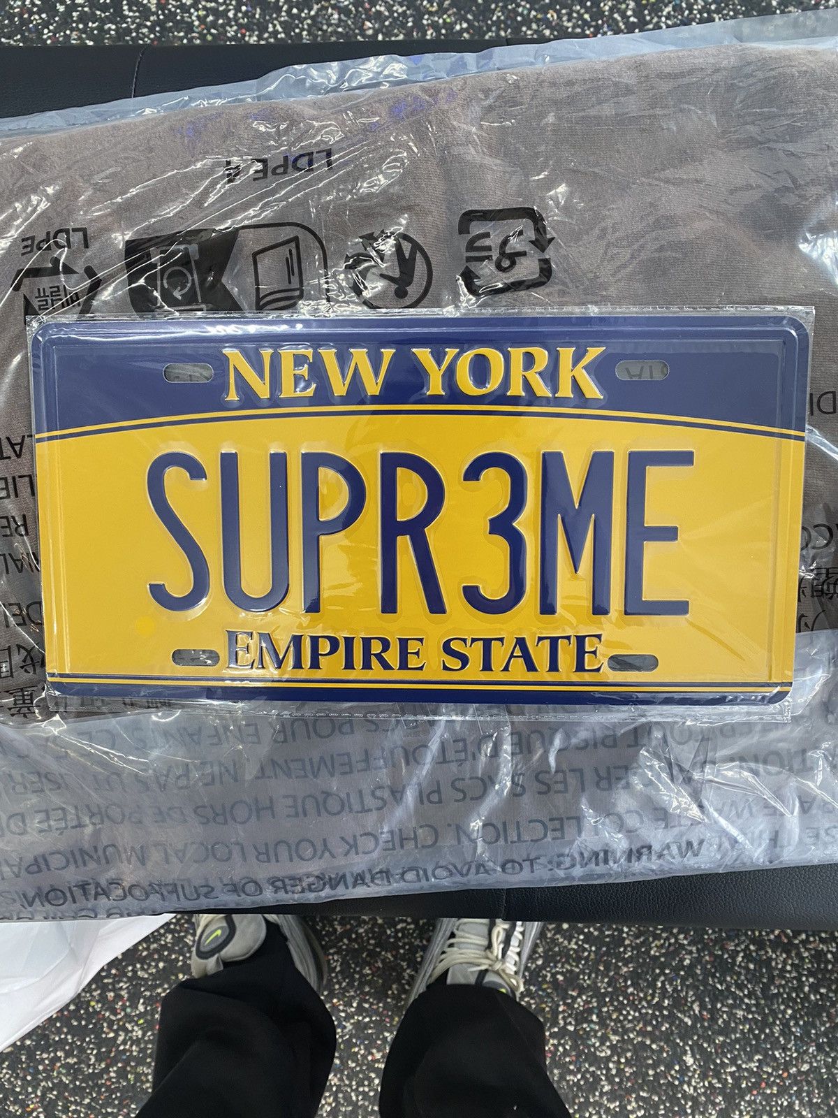 Supreme License Plate | Grailed