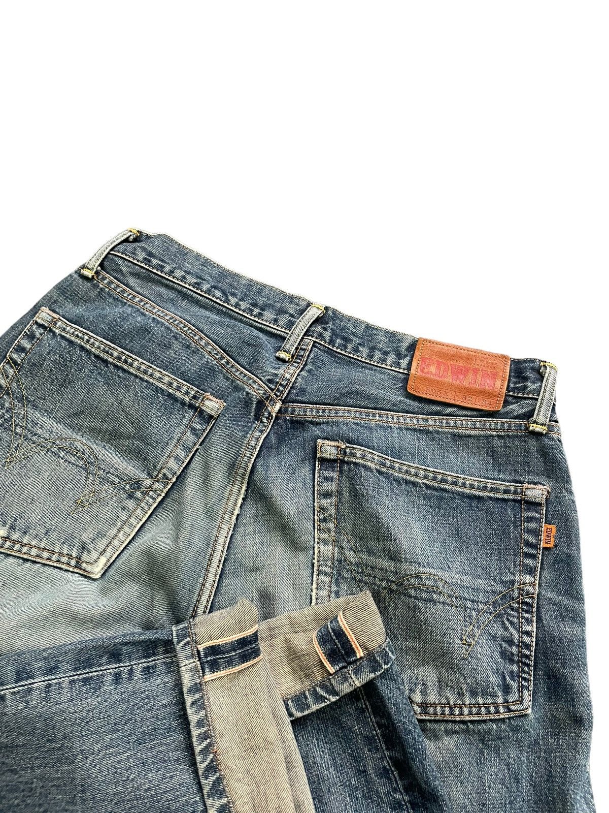 Edwin Vintage Edwin 505 X Selvedge Distresed Denim Size US 32 / EU 48 - 13 Thumbnail