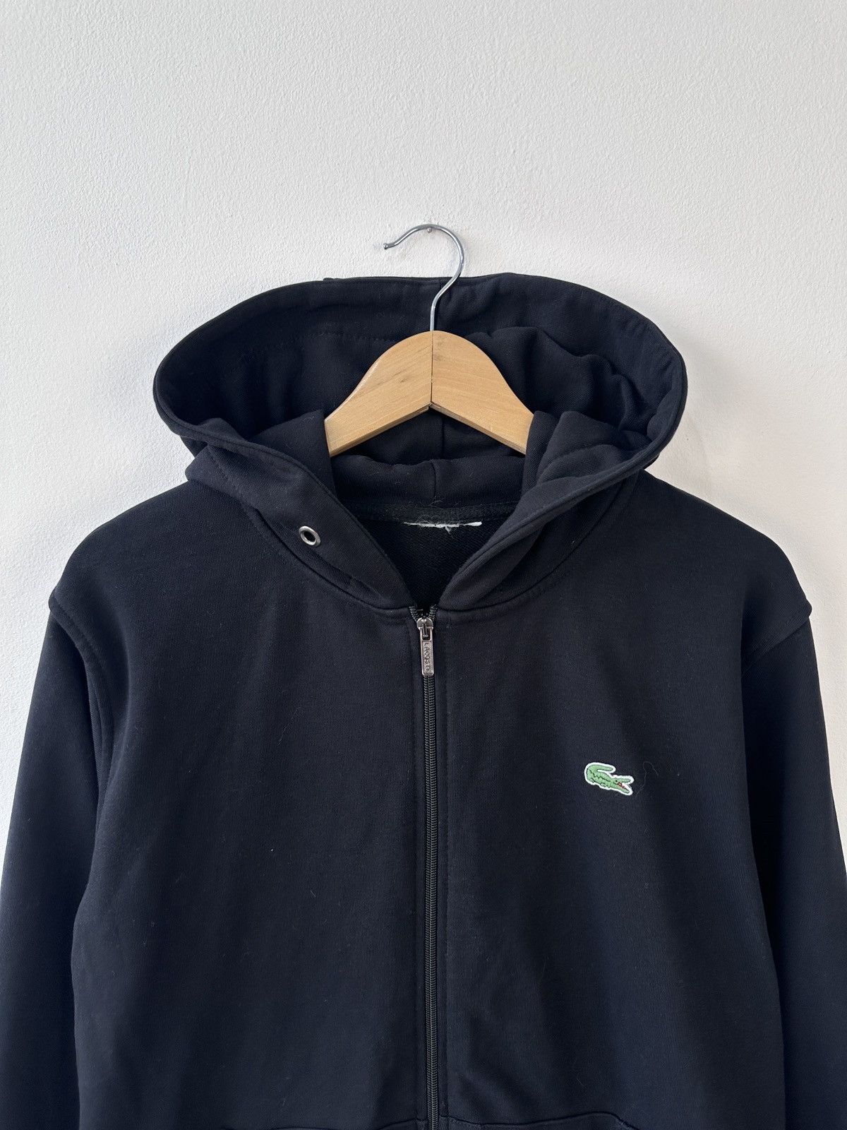 Lacoste Lacoste Full Zip Hoodie Black Men's Cotton Sweatshirt Size US L / EU 52-54 / 3 - 5 Thumbnail