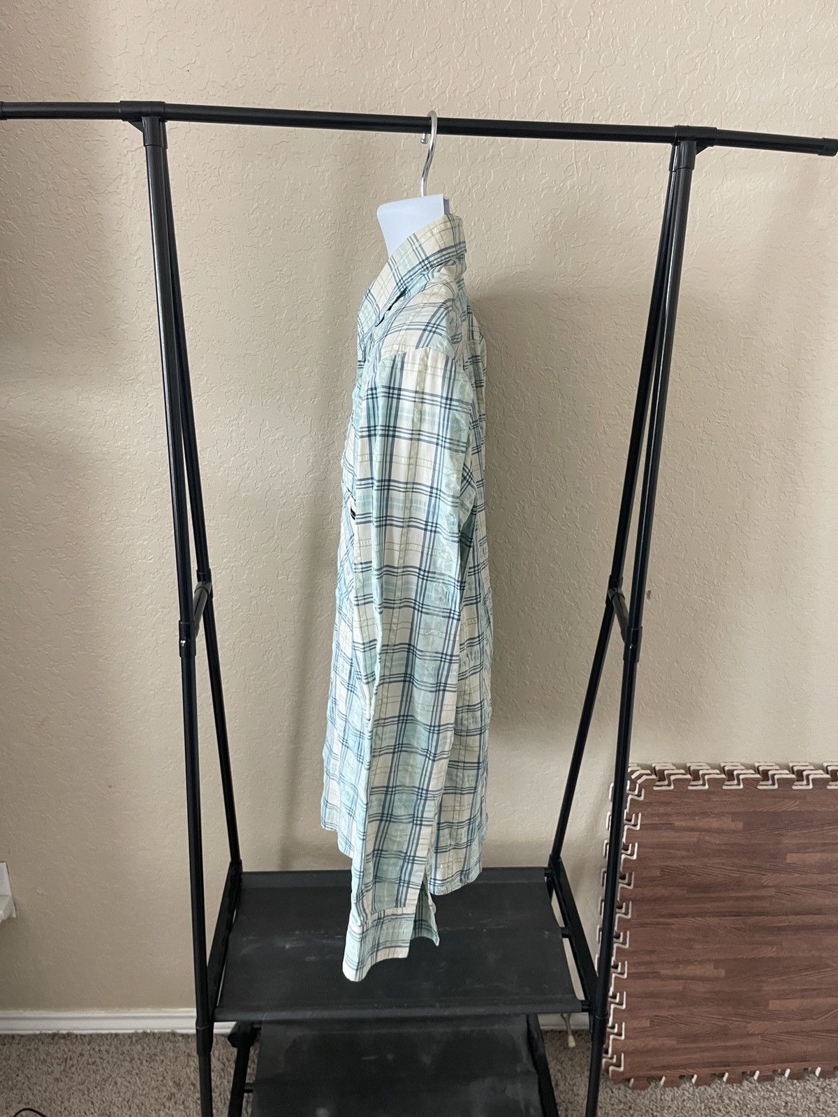 Dolce & Gabbana Crinkle Plaid Button Front shirt Size US XL / EU 56 / 4 - 3 Thumbnail