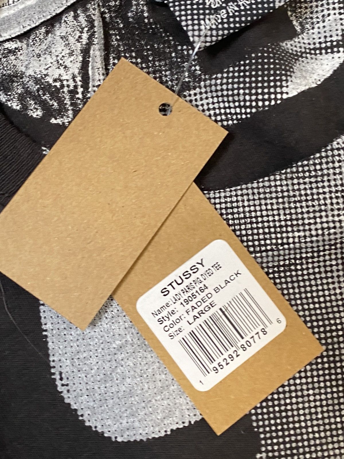 Stussy Stüssy Lady Paris T-shirt L, black, with print new with tag. Size US L / EU 52-54 / 3 - 8 Thumbnail
