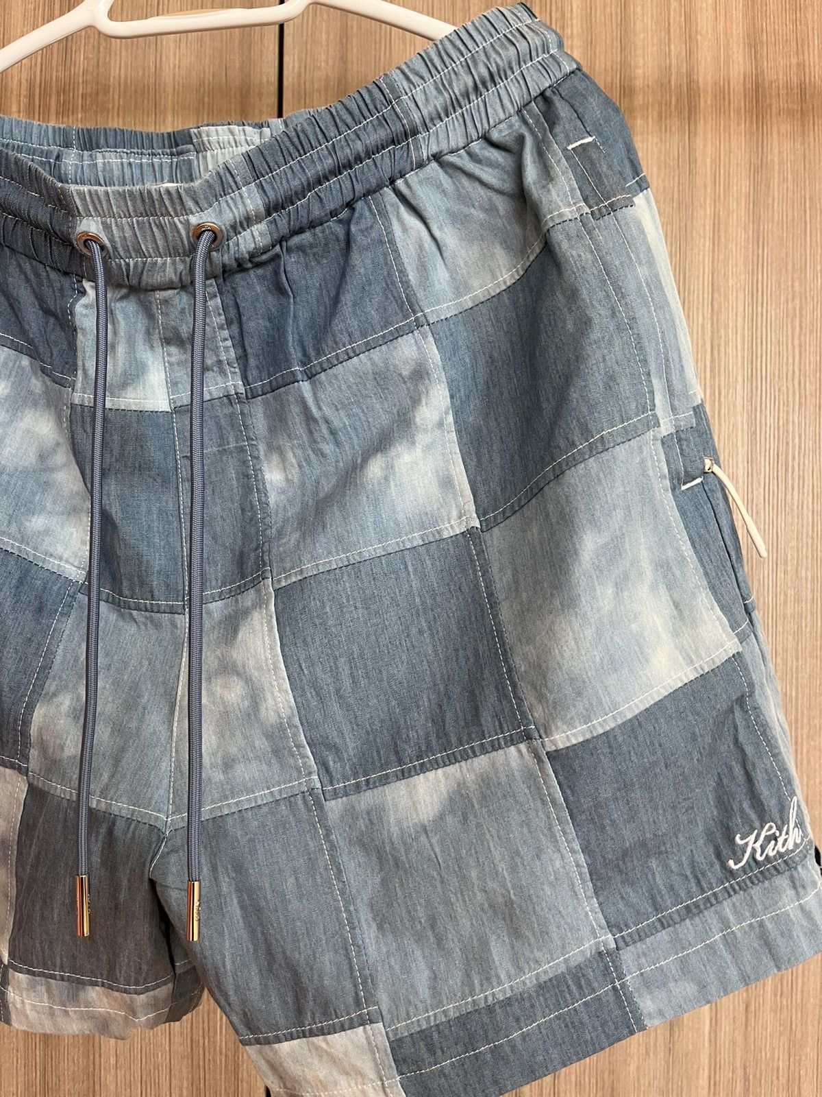 Kith Kith Japanese Patchwork Indigo Active Shorts Size US 34 / EU 50 - 2 Thumbnail