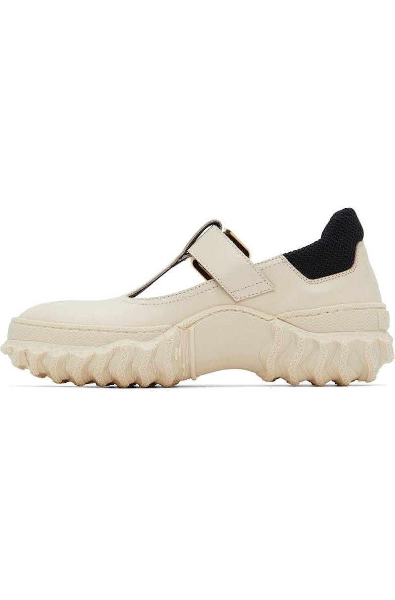 Marni o1y1025 Leather Loafers in Ivory/Black Size US 8 / IT 38 - 2 Thumbnail