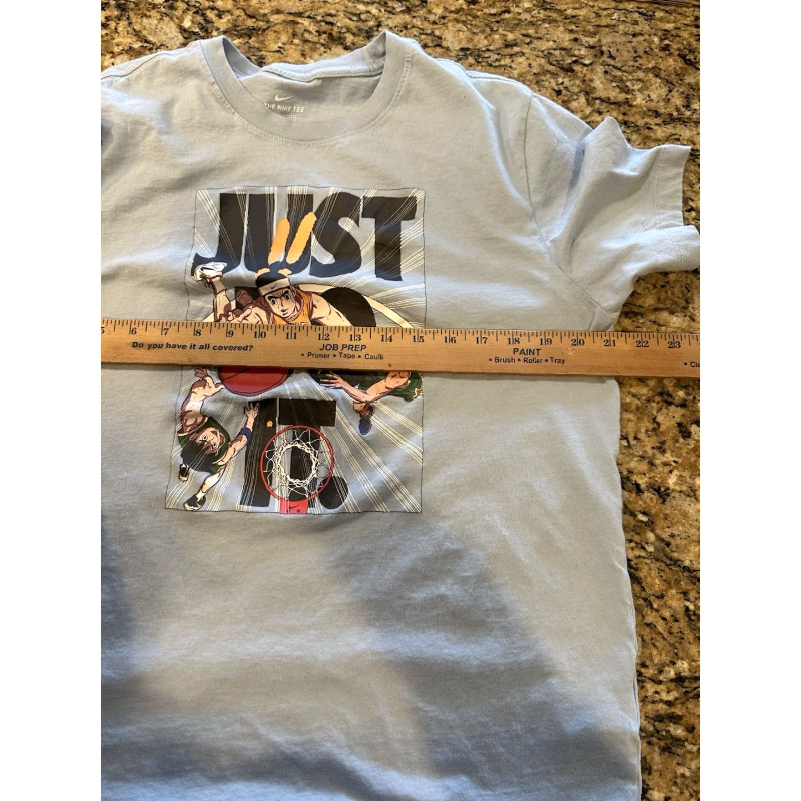 Nike Nike Tee Manga Basketball Blue T-Shirt Art Of The Game Japanese Anime Mens Large LS Short Sleeve L Size US L / EU 52-54 / 3 - 6 Thumbnail