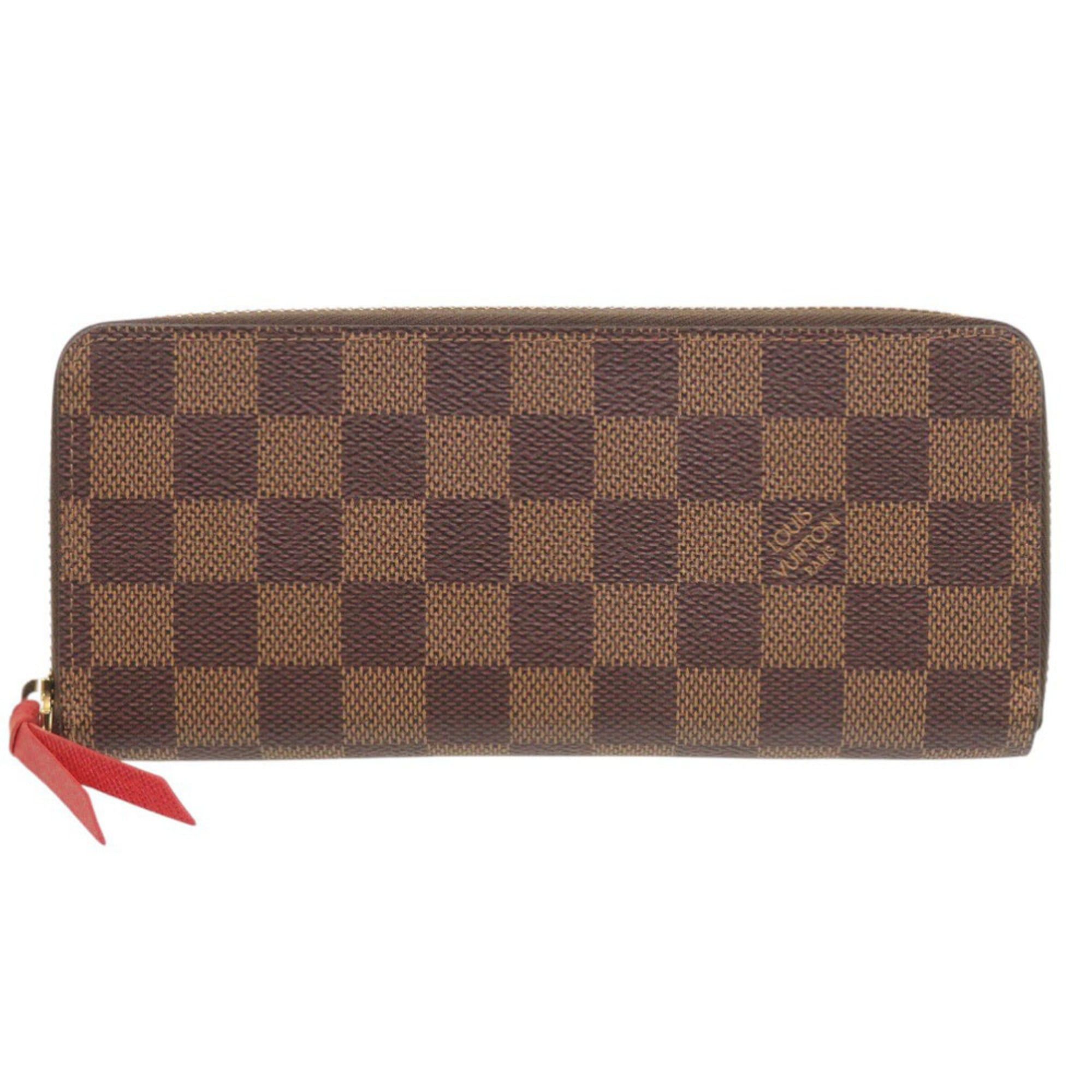 Louis Vuitton Excellent condition Louis Vuitton Portefeuille Clemence Damier N60534 Cerise long wallet LV 0412 LOUIS VUITTON Size ONE SIZE - 1 Thumbnail