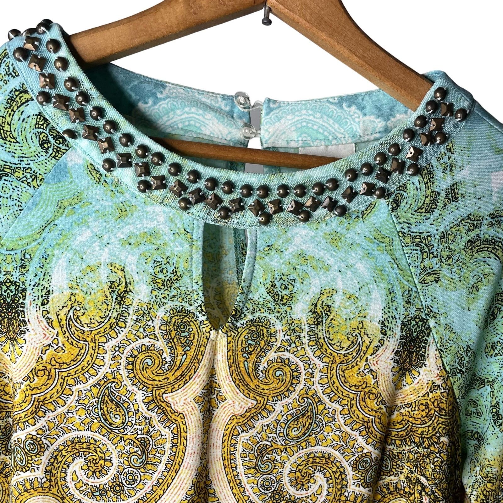 Chicos Chico's Paisley Midi Dress Size M / US 6-8 / IT 42-44 - 4 Thumbnail