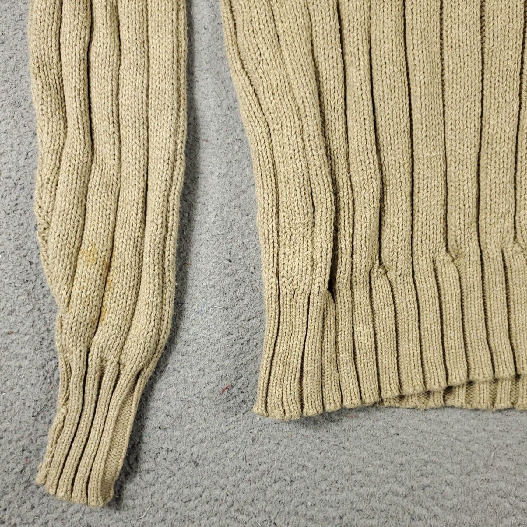 Ralph Lauren VINTAGE Ralph Lauren Sweater Womens XL Beige Knit Pullover Long Sleeve Crew Neck Classic Sports Size XL / US 12-14 / IT 48-50 - 3 Thumbnail