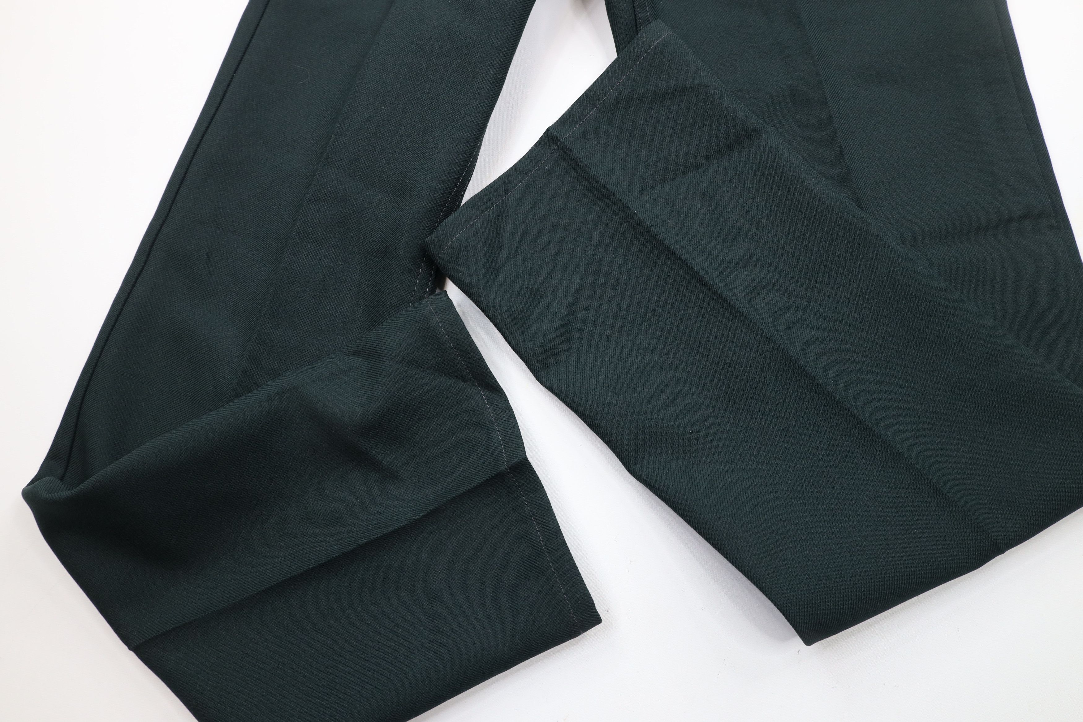 Vintage × Wrangler Vintage 90s Wrangler Wide Leg Bootcut Pants Green Polyester Size US 31 - 5 Thumbnail