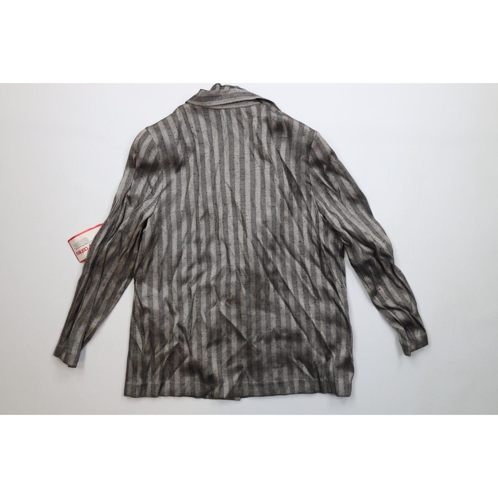 Vintage Deadstock Vintage 70s Rayon Gabardine Striped 2 Piece Suit Size 3XL / US 20-22 - 7 Thumbnail