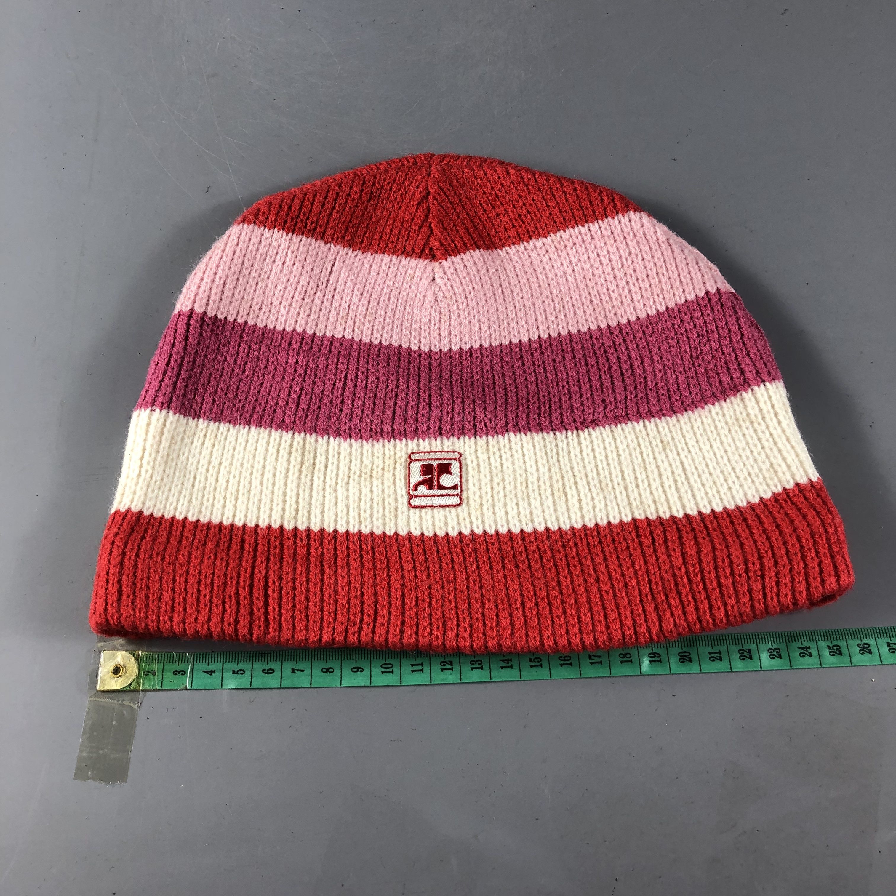Courreges Courreges Tricolor Beanie Snowcap Snow Hat B579 Size ONE SIZE - 3 Thumbnail