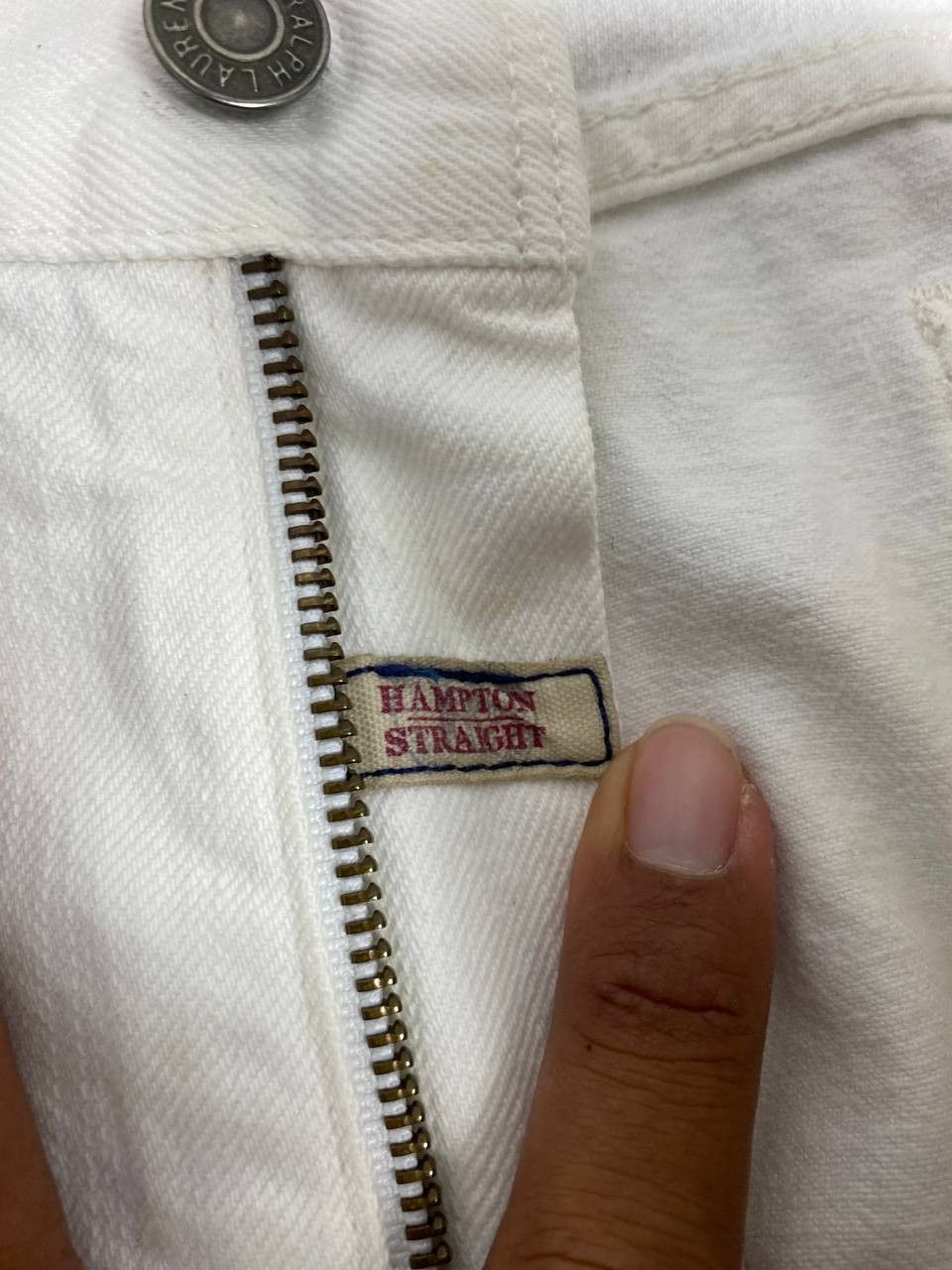 Polo Ralph Lauren vintage polo ralph lauren redline selvedge white denim Size US 44 / EU 60 - 13 Thumbnail
