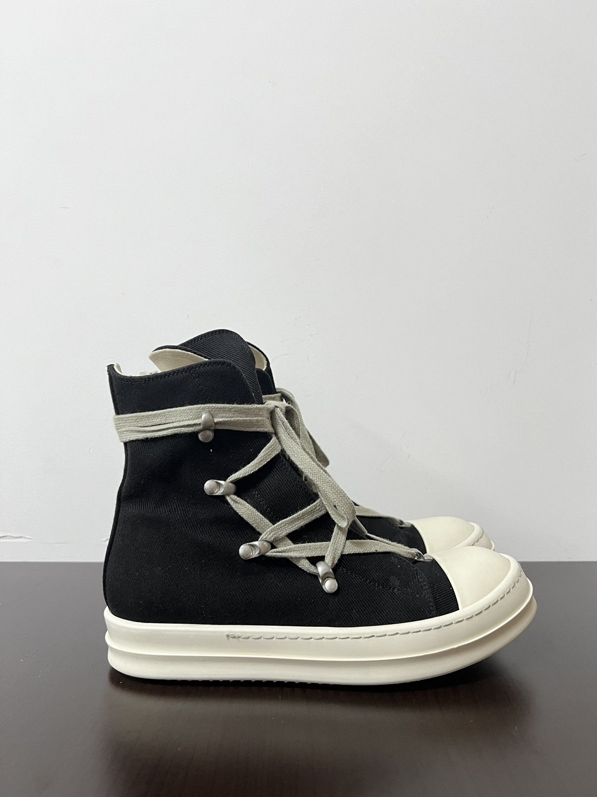 Rick Owens Drkshdw Rick owens drkshdw hexagram ramones high top sneakers sz 37 Size US 7 / IT 37 - 4 Thumbnail
