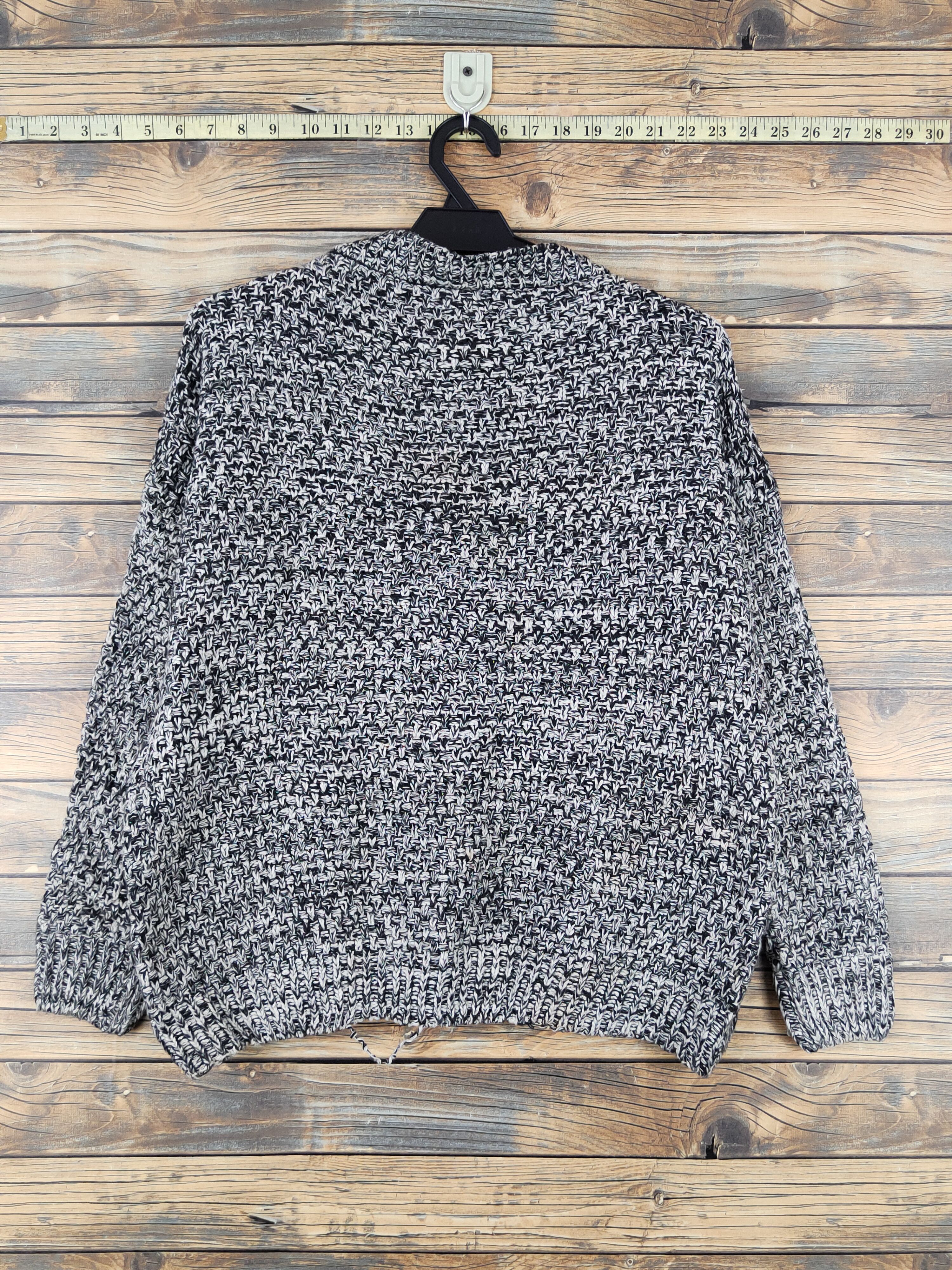 Japanese Brand × Vintage Japanese Brand Black Knitwear Sweatshirts #W979 Size US S / EU 44-46 / 1 - 8 Thumbnail