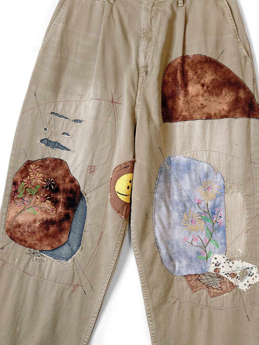 Kapital Kapital Katsuragi High Waist Neem Pants (Gypsy Patch Remake) Size US 34 / EU 50 - 5 Thumbnail