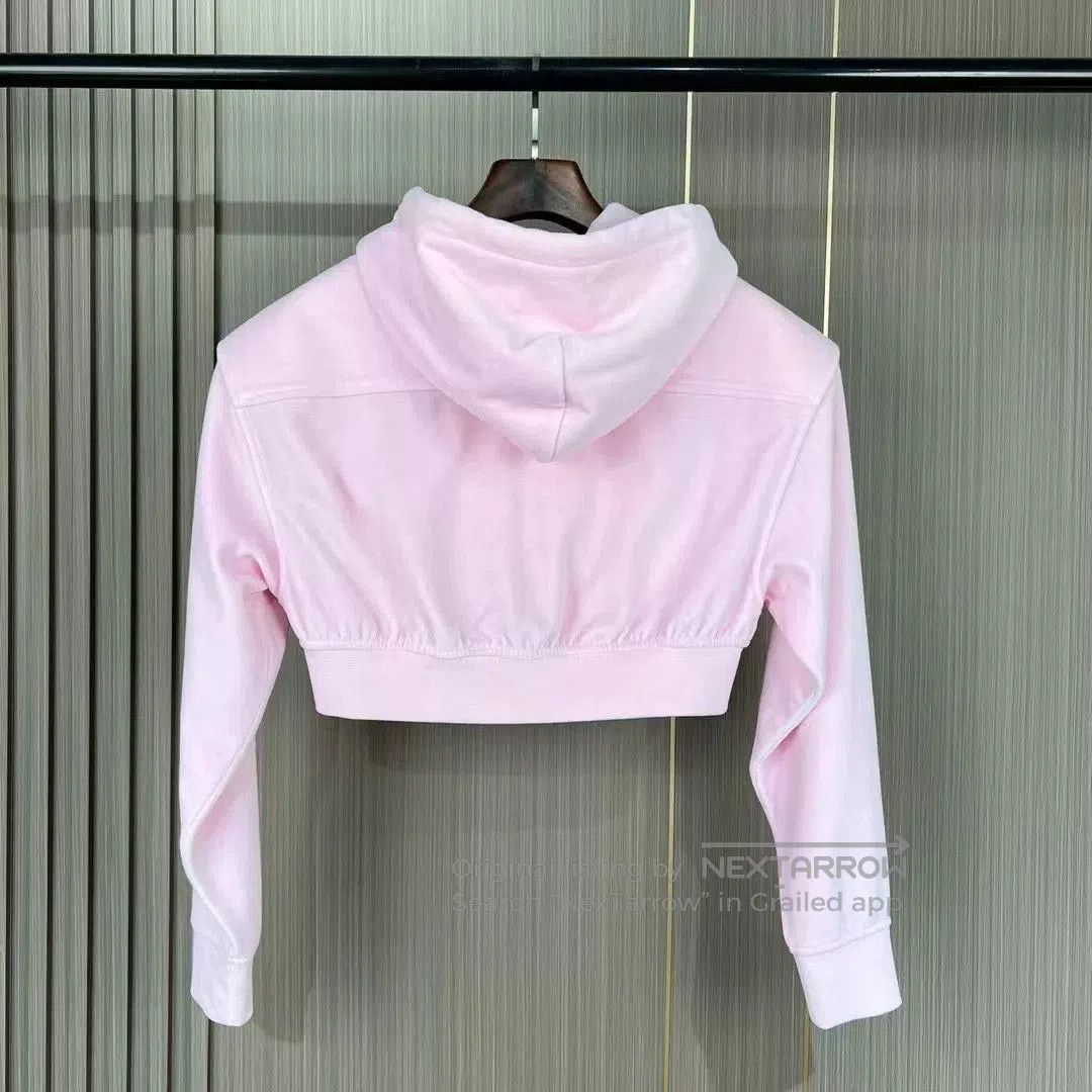 Alexander Wang pink alexander wang cropped hoodie. Size XS / US 0-2 / IT 36-38 - 2 Thumbnail