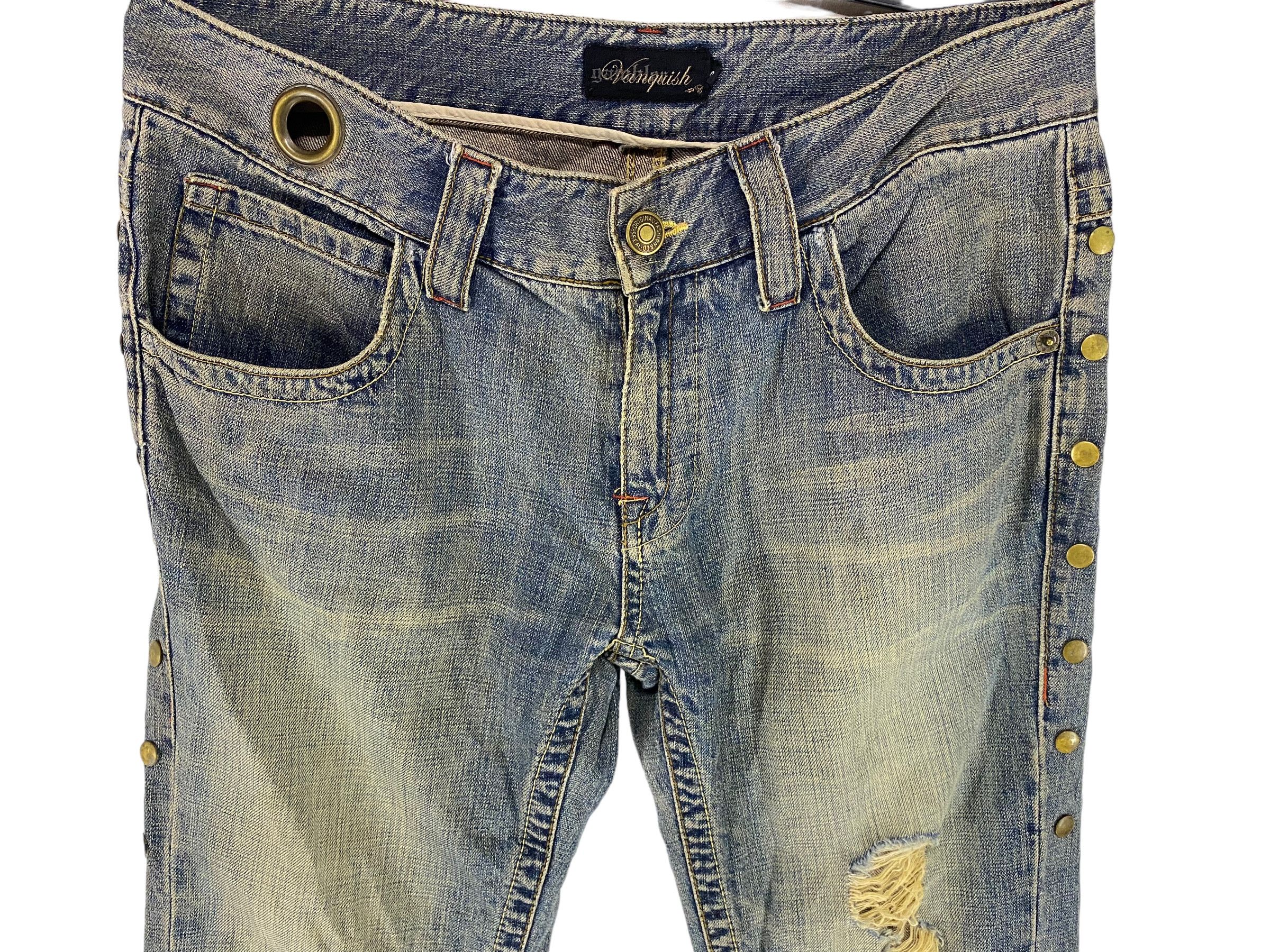 Japanese Brand × Vanquish Vanquish distressed low rise flare jeans Size US 34 / EU 50 - 3 Thumbnail