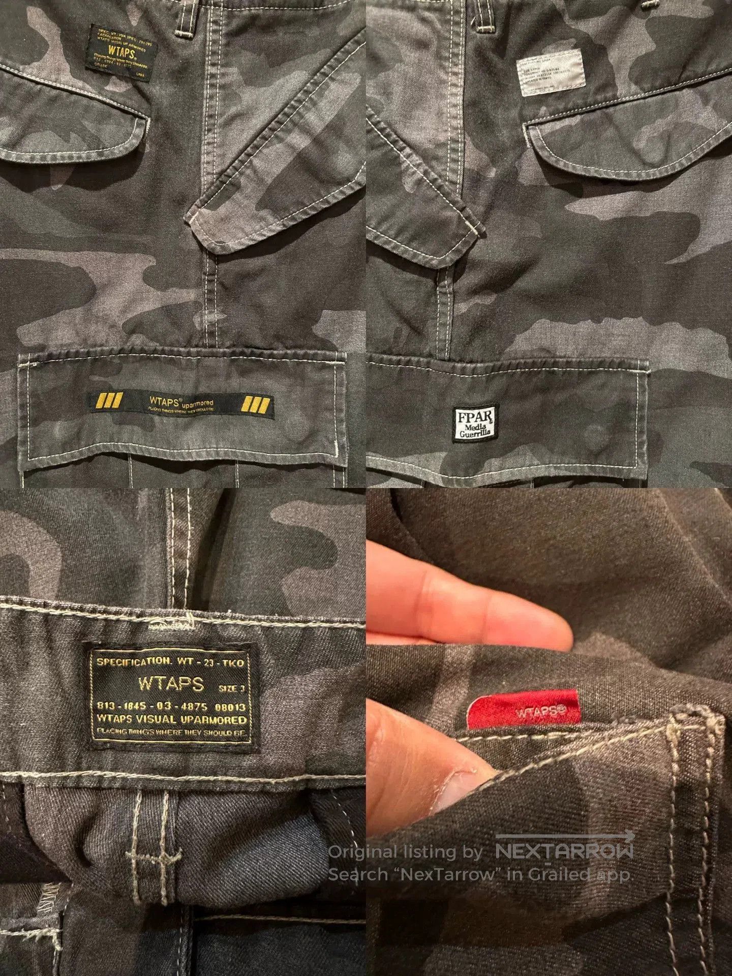 Wtaps WTAPS x FPAR x THE PARKGI GINZA Camouflage Set. Size US L / EU 52-54 / 3 - 8 Thumbnail