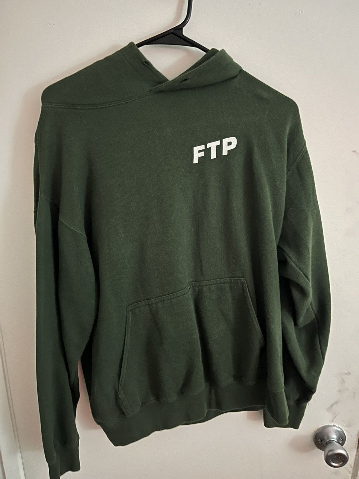 Fuck The Population OG Green FTP Logo Pullover Hoodie Grailed