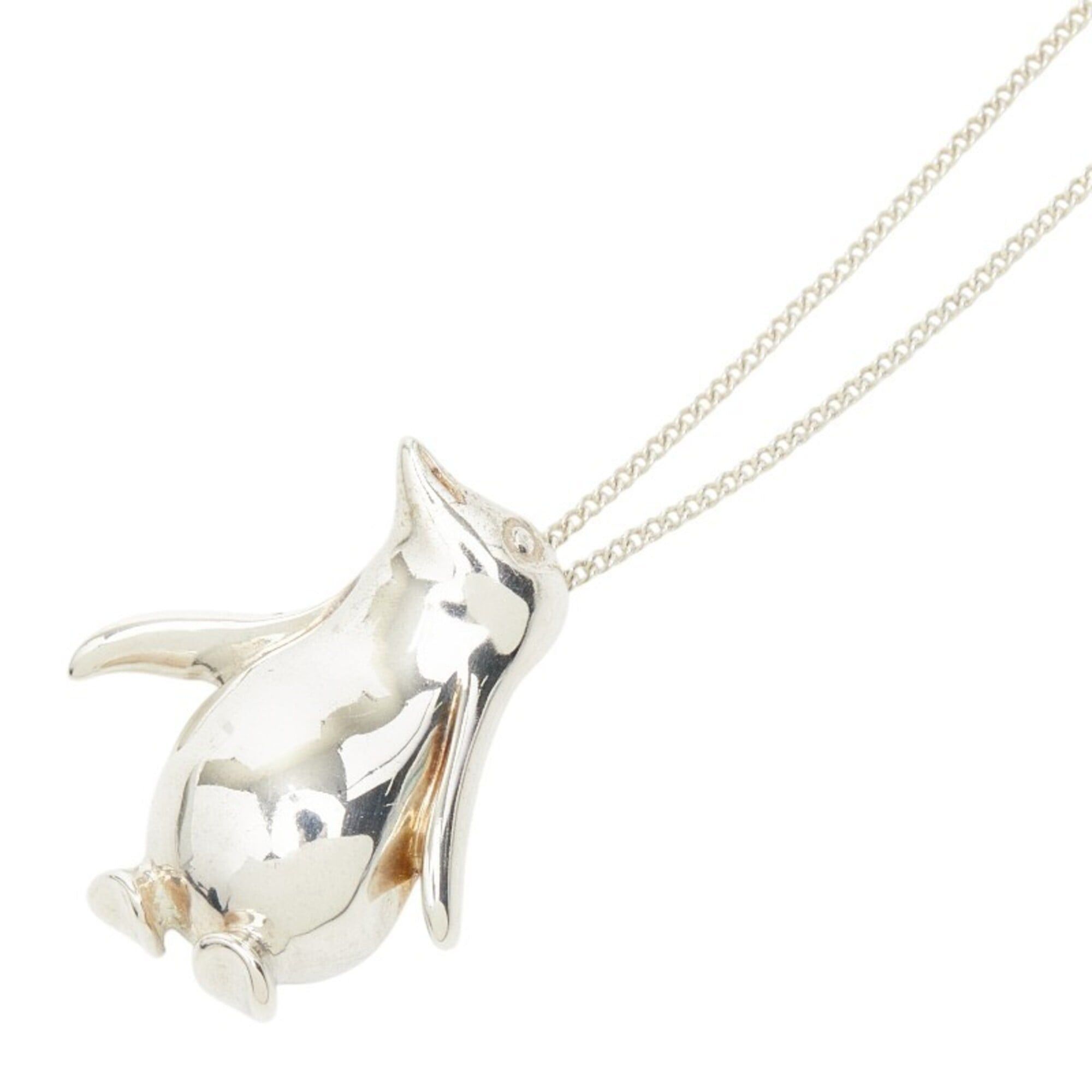 Tiffany & Co. Tiffany & Co. Penguin Motif Chain Pendant Necklace, SV925 Silver, Women's. Size ONE SIZE - 1 Thumbnail