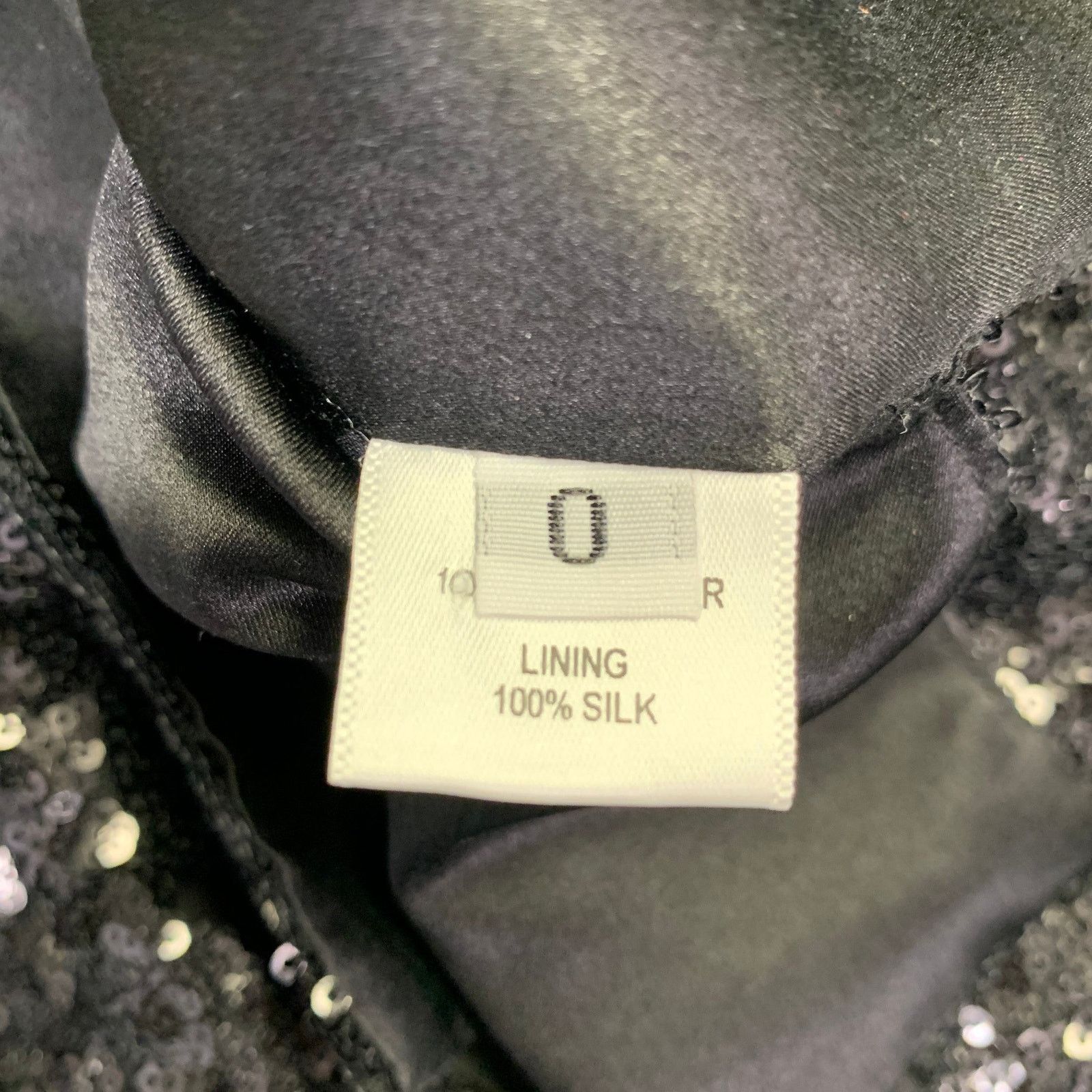 Prabal Gurung Size 0 Black Polyester Sequined Draped Dress Top Size XS / US 0-2 / IT 36-38 - 6 Thumbnail