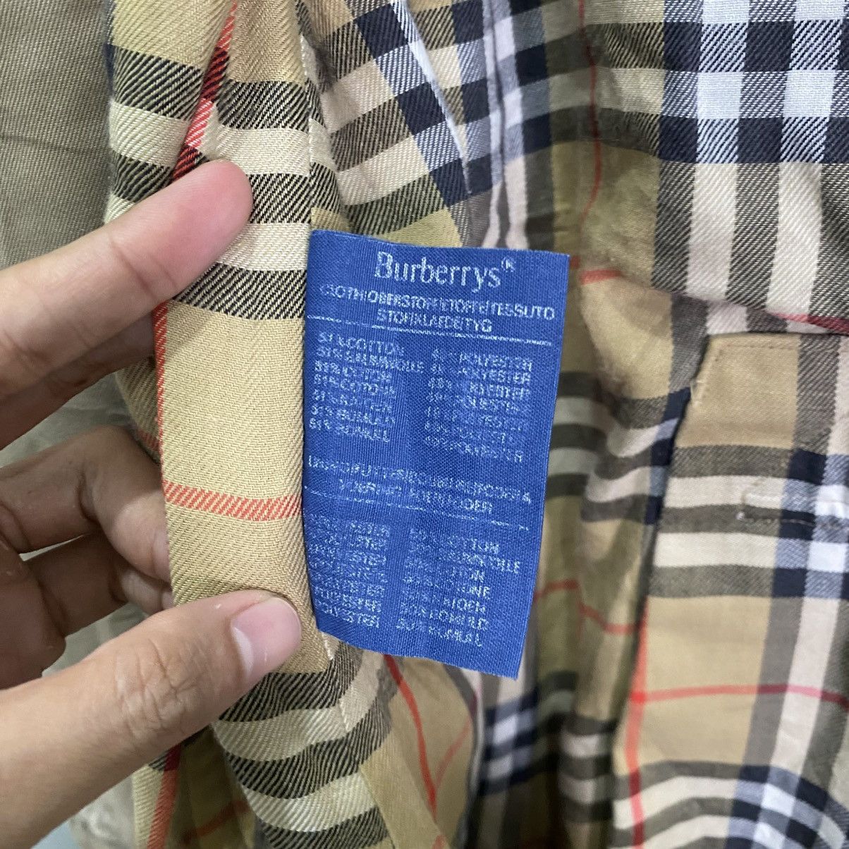 Burberry Vintage Burberrys Nova Check Double Breasted Trench Coat Size US M / EU 48-50 / 2 - 19 Thumbnail
