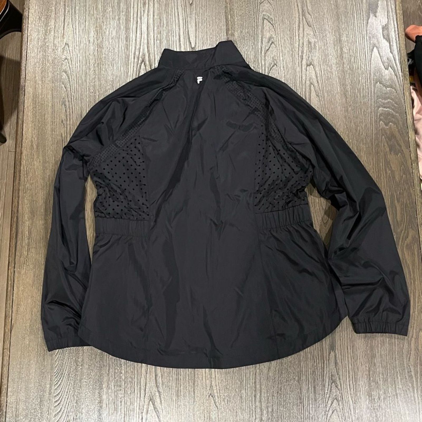Fila NWOT Fila Womens Black Rain Jacket - Size S Size S / US 4 / IT 40 - 4 Thumbnail