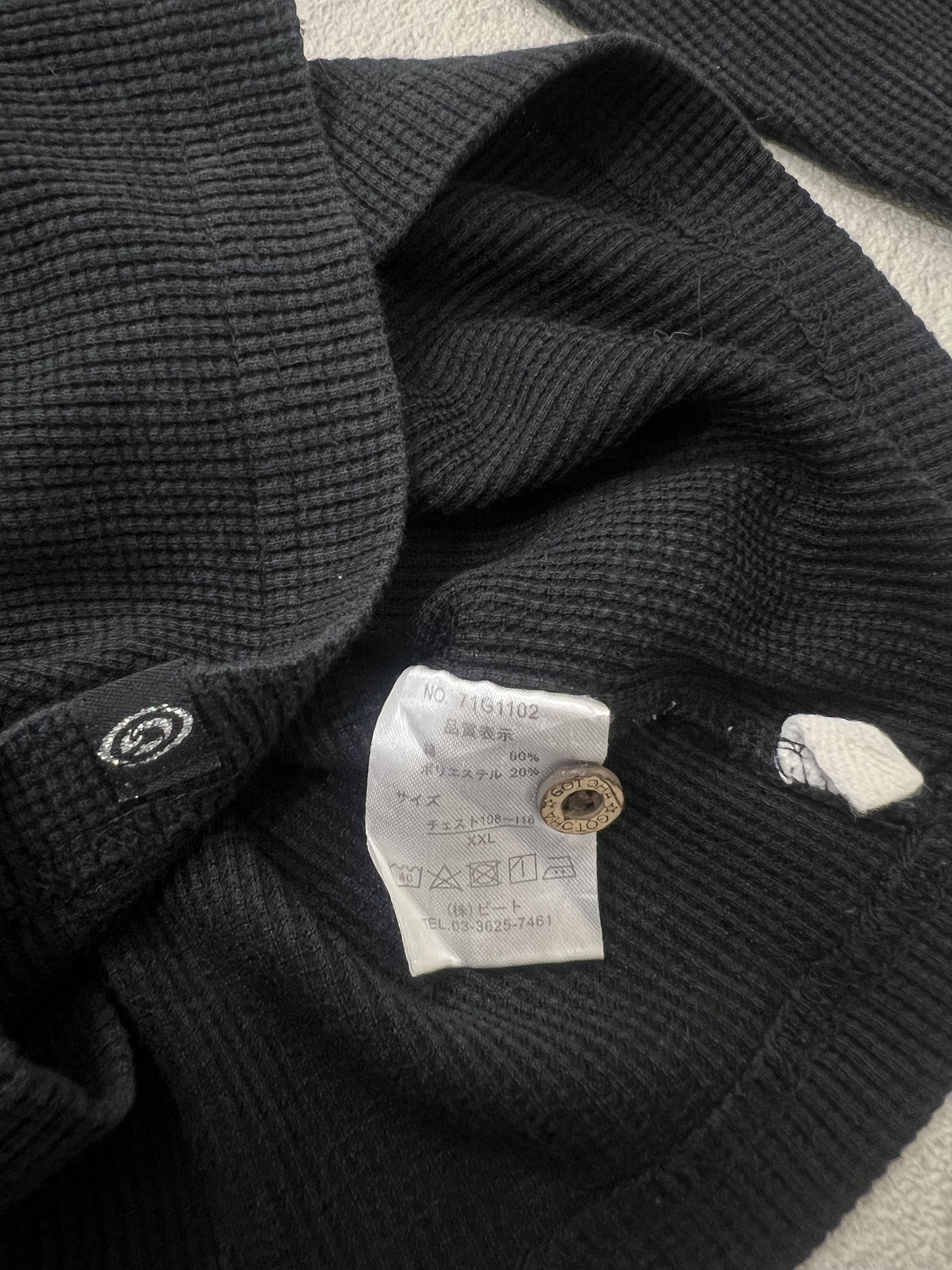 Japanese Brand 2000s Gotcha Poem Vkei Longsleeve Thermal y2k Lgb Ifsix Size US L / EU 52-54 / 3 - 7 Thumbnail