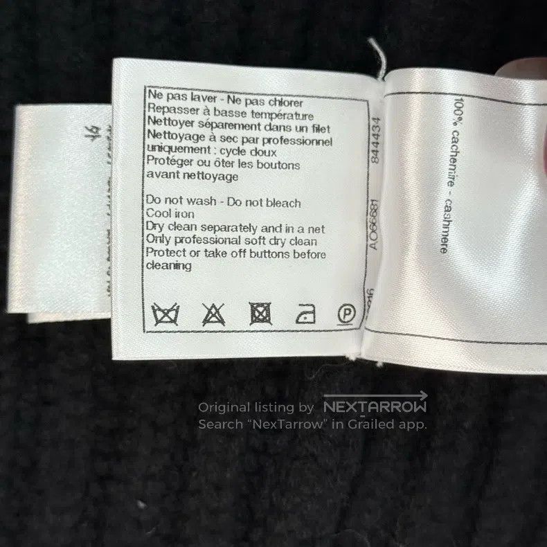 Chanel Chanel Black classic logo navel cashmere sweater Size XS / US 0-2 / IT 36-38 - 7 Thumbnail