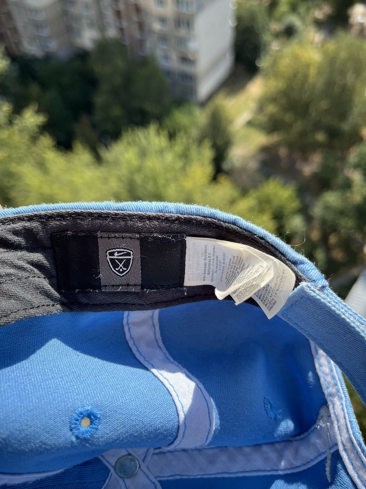 Nike × Vintage BNWT Nike Golf Cap Blue Size ONE SIZE - 4 Thumbnail