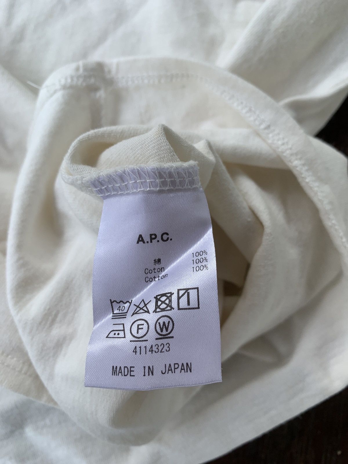 A.P.C. A.P.C longsleeve tee Size US S / EU 44-46 / 1 - 4 Thumbnail