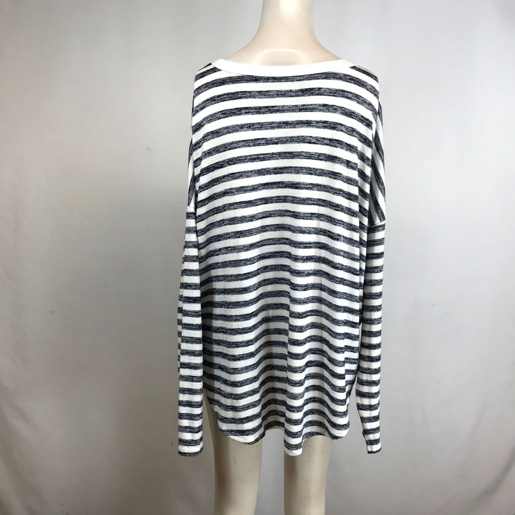 Vintage VINTAGE Time And Tru Striped Long Sleeve Relaxed Fit Pullover Top XXXL Size XXL / US 16-18 / IT 52-54 - 5 Thumbnail