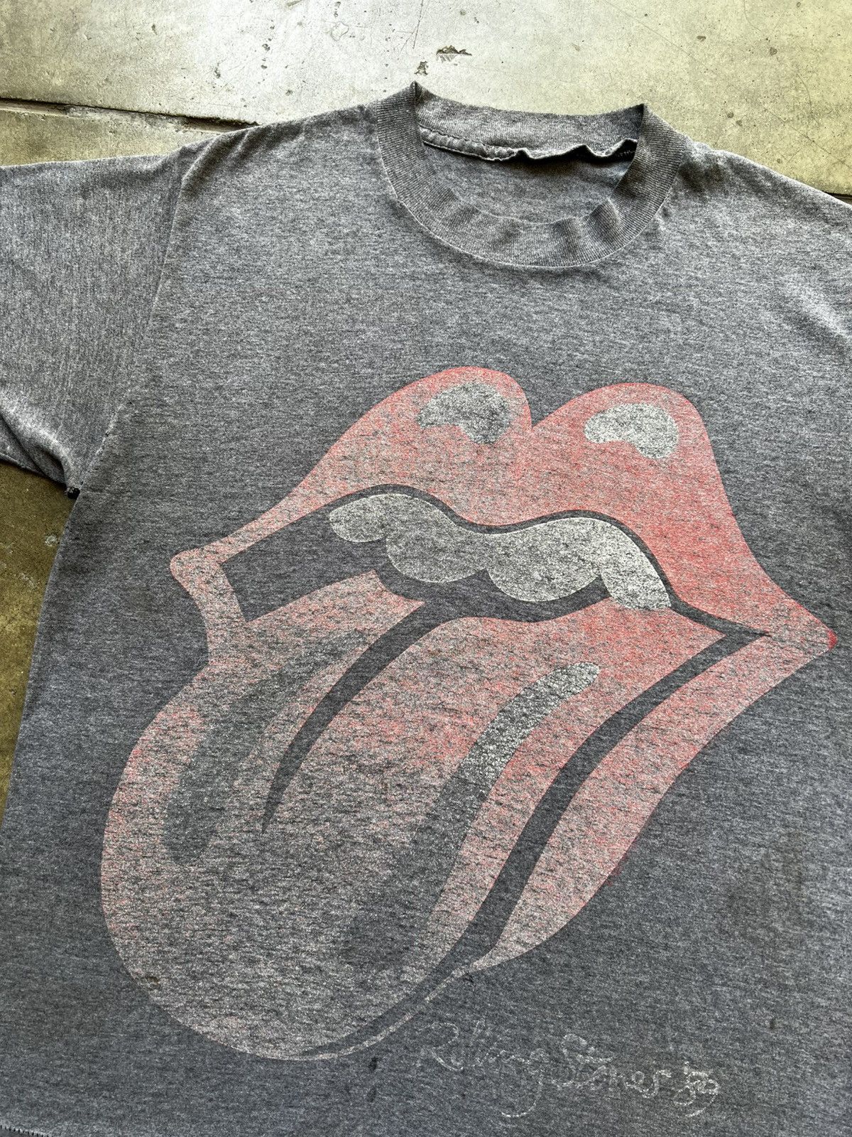 Vintage VTG 1989 The Rolling Stones North American Tour Tee Shirt l Size US M / EU 48-50 / 2 - 3 Thumbnail