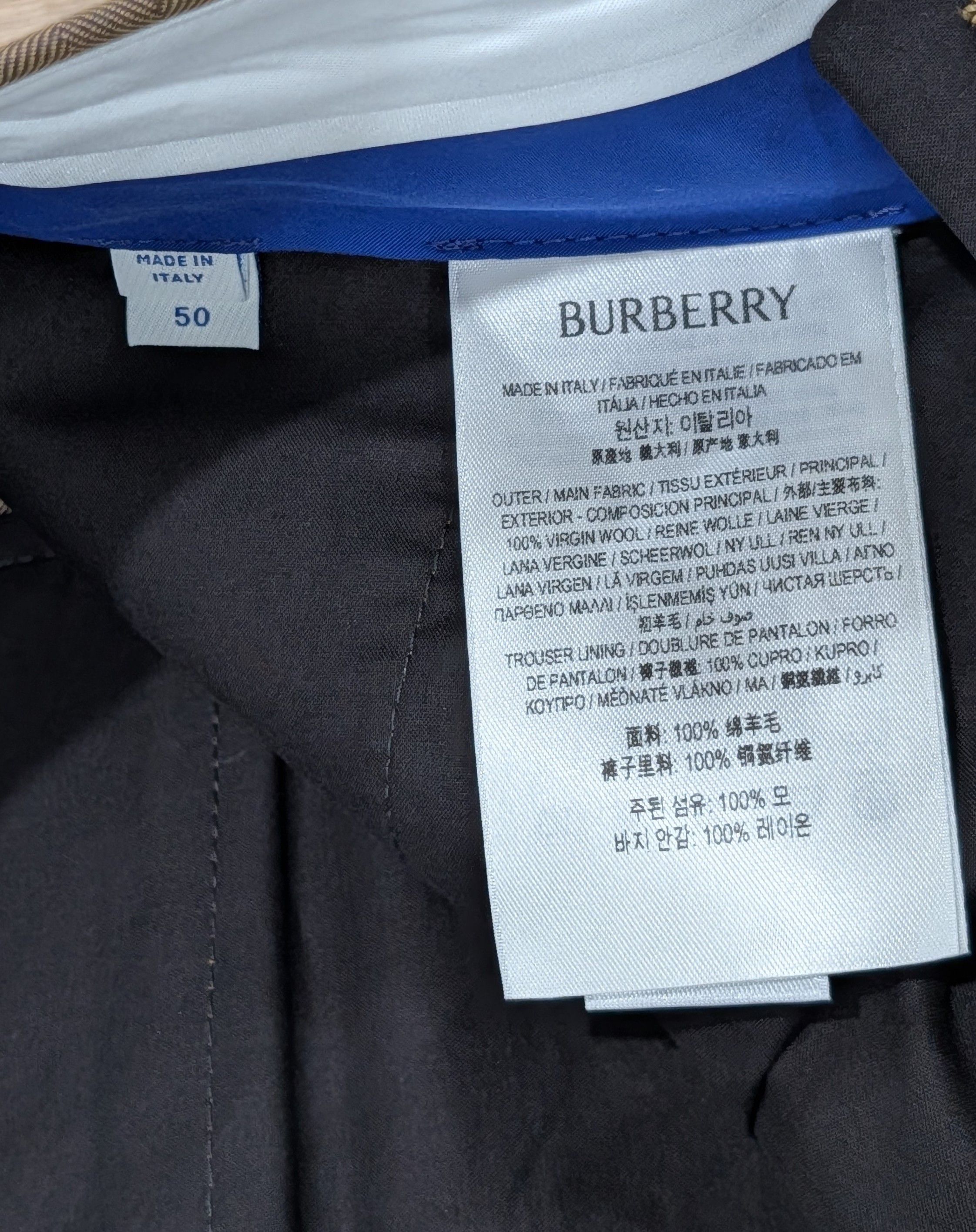 Burberry Burberry Wool Tailored Trousers Pants Tawny Brown 50 US 34 Size US 34 / EU 50 - 6 Thumbnail