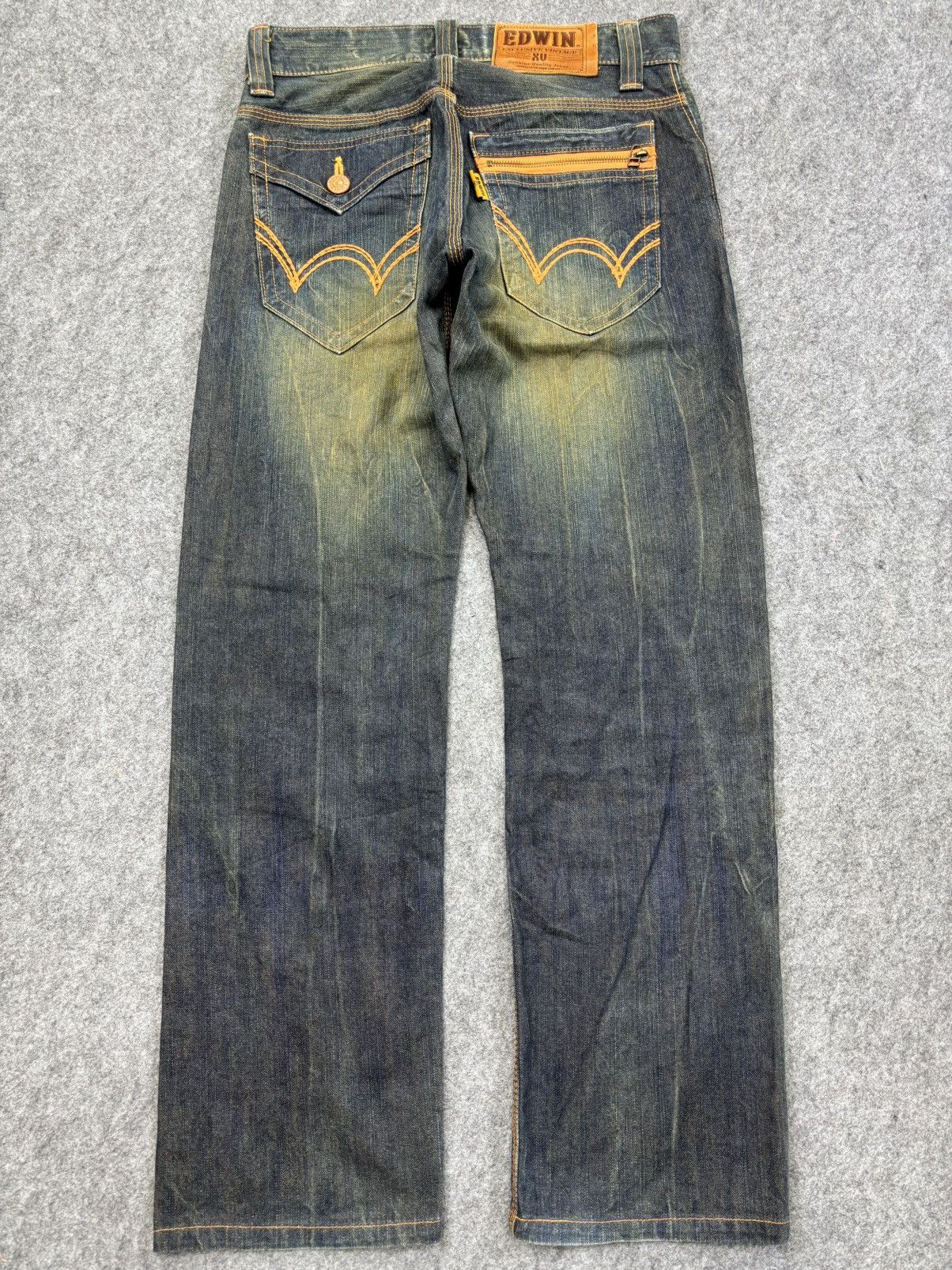 Edwin 💥Rust Wash💥Sick Edwin Crazy Style Rush Mudwash Denim F920 Size US 30 / EU 46 - 15 Thumbnail