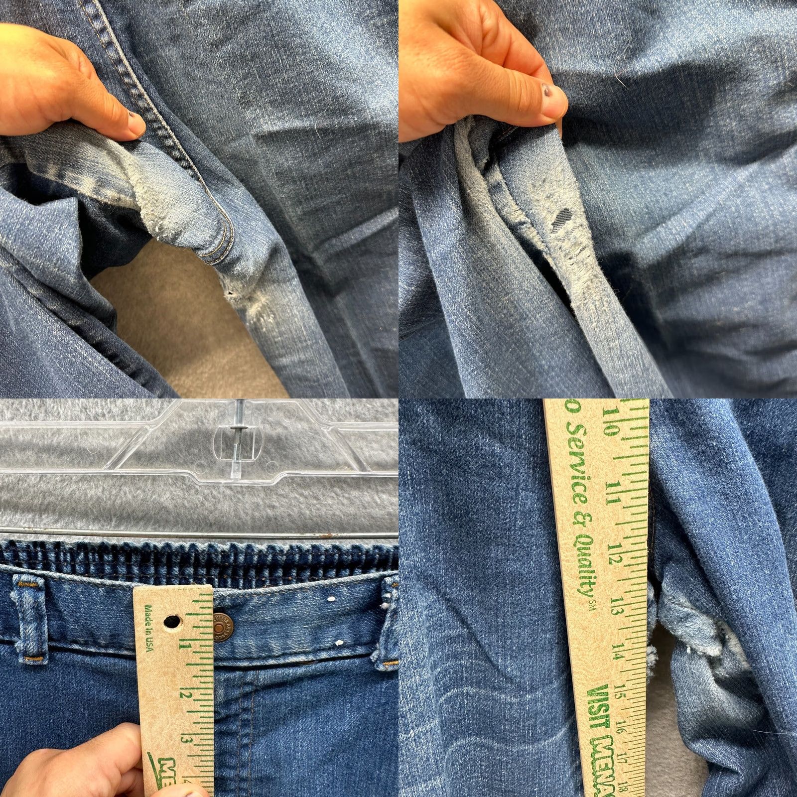 Levi's VINTAGE Levi's Jeans Womens 30 Regular Blue High Rise 70s Wide-Leg Orange Tab Jeans Mens? (note: no extra info) Size 30" / US 8 / IT 44 - 10 Thumbnail