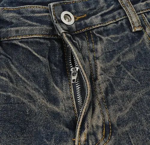 Japanese Brand American street retro wide-leg loose straight baggy jeans Size US 34 / EU 50 - 4 Thumbnail