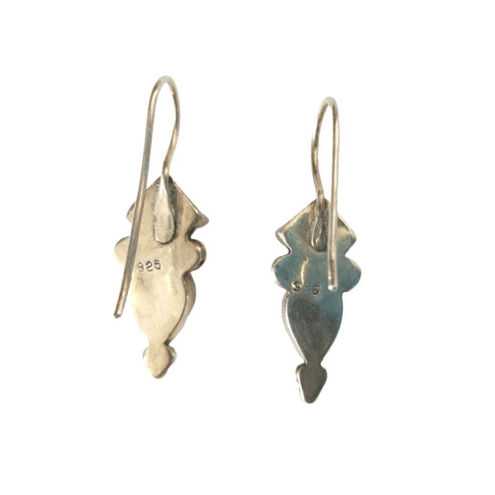 The Unbranded Brand Amethyst & Moonstone Dangle Earrings Sterling Silver 925 Size ONE SIZE - 3 Thumbnail