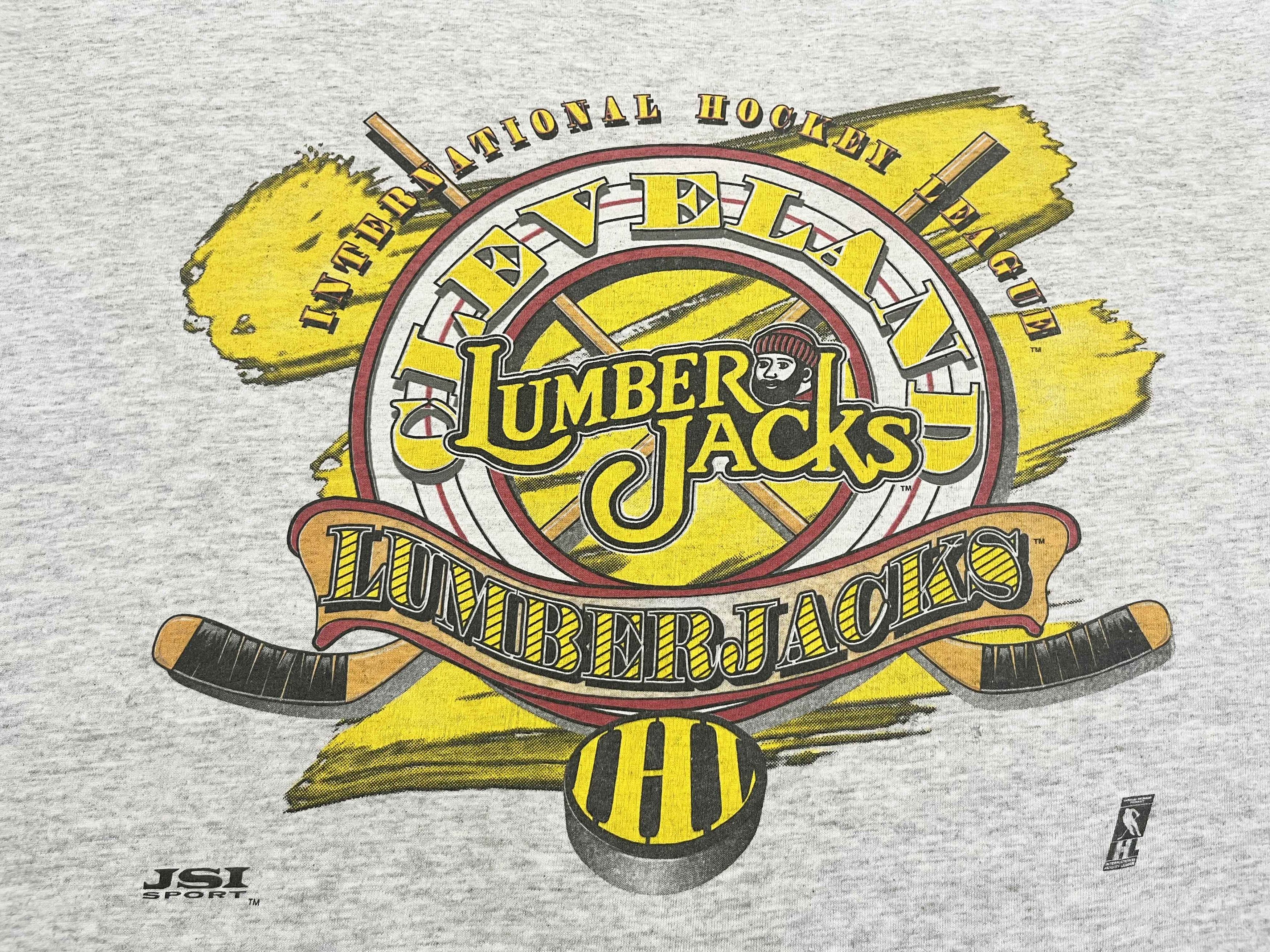 Vintage Vintage Cleveland Lumberjacks IHL Minor Hockey T-Shirt Size US XL / EU 56 / 4 - 2 Thumbnail