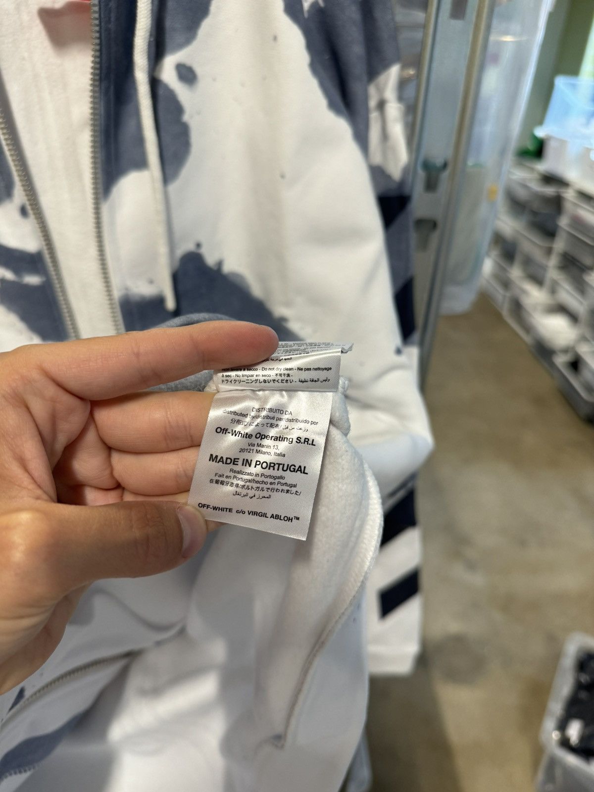 Off-White Off-White Rare FW16 Zip Hoodie EARLY VIRGIL ERA Size US M / EU 48-50 / 2 - 9 Thumbnail