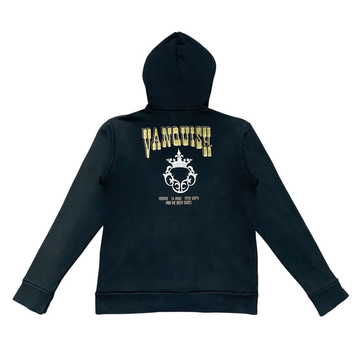Japanese Brand × Vanquish Rare‼️🔥Vanquish Gold Zipper Hoodie Size US S / EU 44-46 / 1 - 1 Thumbnail
