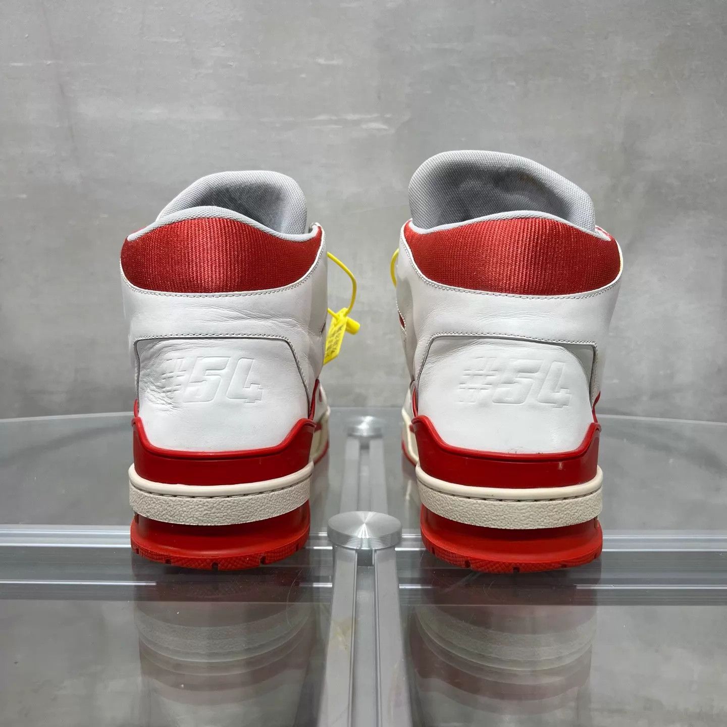 Louis Vuitton LV Trainer City Excl White/Red UK9.5 43.5 Size US 10.5 / EU 43-44 - 6 Thumbnail