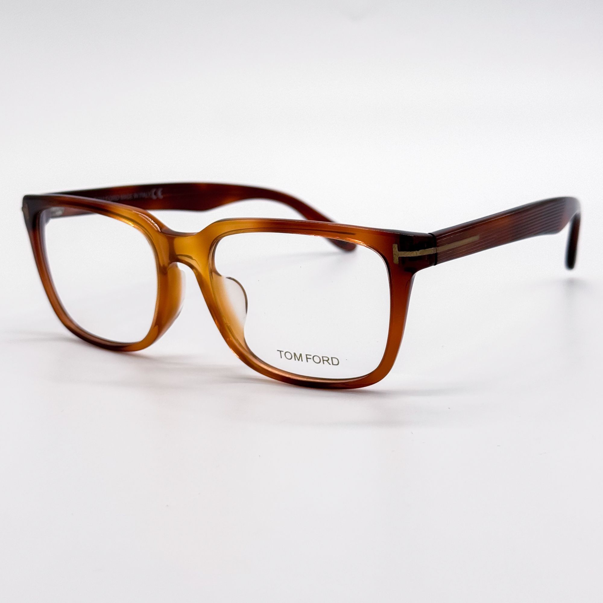 Tom Ford NEW TOM FORD EYEGLASSES TF4304 056 SQUARE HAVANA MEN FT4304 Size ONE SIZE - 2 Thumbnail