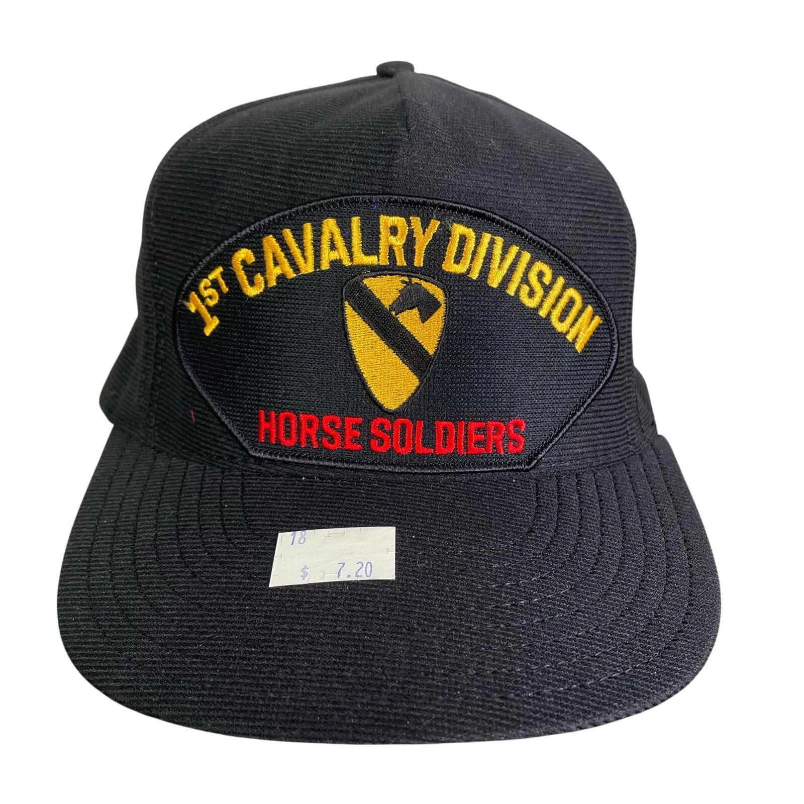 Vintage Vintage 1st Cavalry Division Hat Eagle USA Horse Soldier Size ONE SIZE - 1 Thumbnail