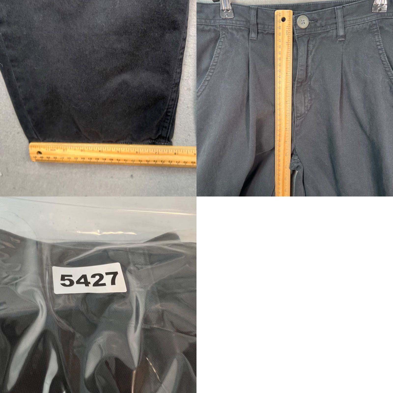 Free People Free People Womens Size 4 Black Cotton Pleated Tapered Leg Pants Size 27" / US 4 / IT 40 - 8 Thumbnail