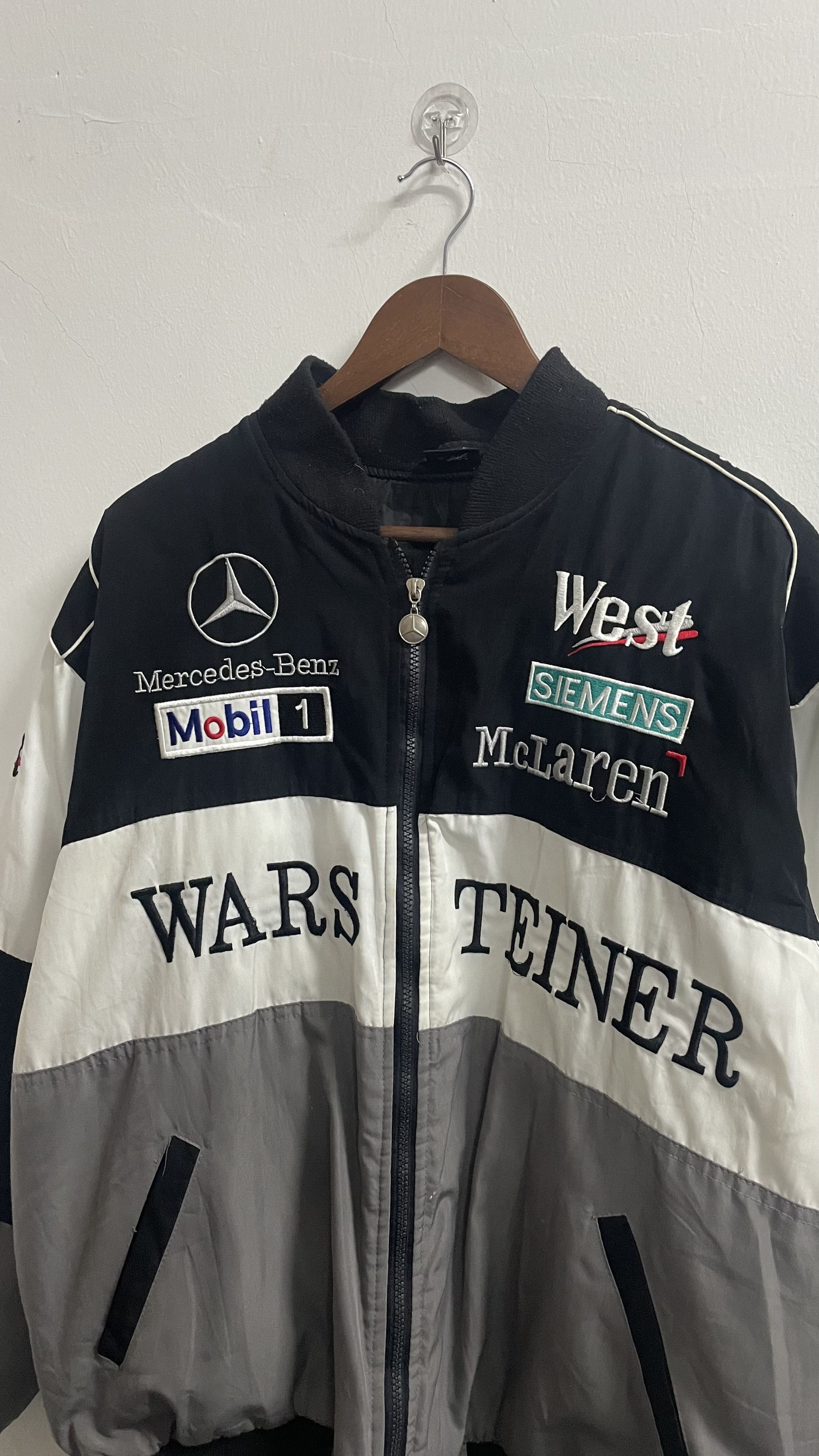 Formula 1 Vintage Mercedes Benz McLaren F1 Racing Promo Jacket 90s Size US XL / EU 56 / 4 - 2 Thumbnail