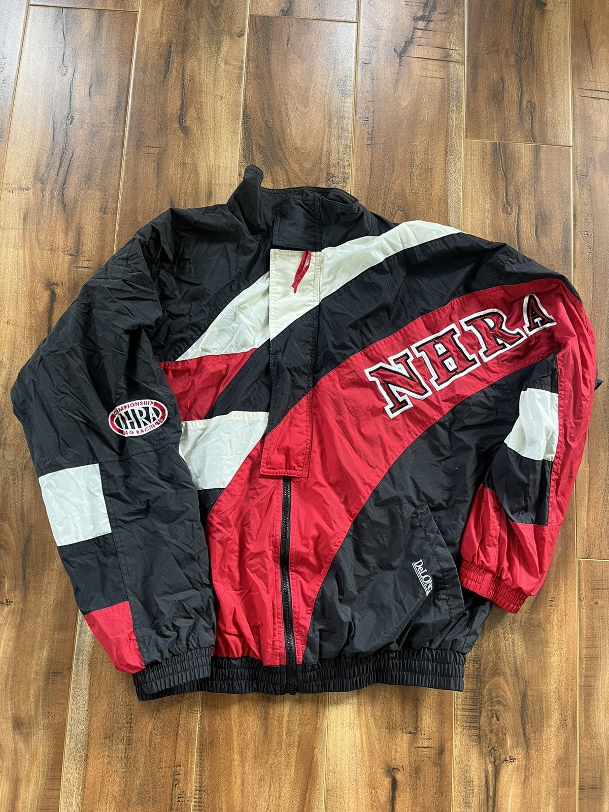 Vintage Vintage NHRA Drag Racing Jacket By DeLong Rare 90s | Grailed