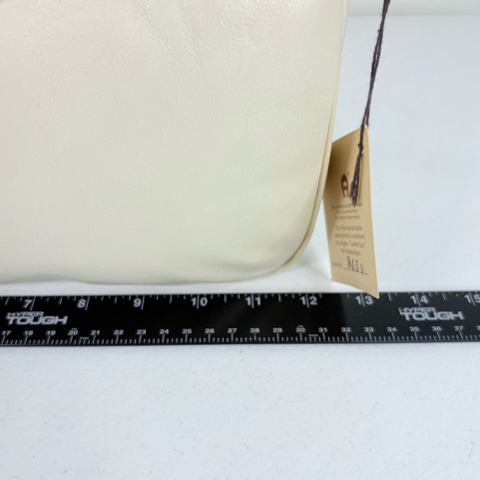 Etienne Aigner VTG 60 70s ETIENNE AIGNER Shoulder Handbag Ivory Leather NOS Size ONE SIZE - 14 Thumbnail