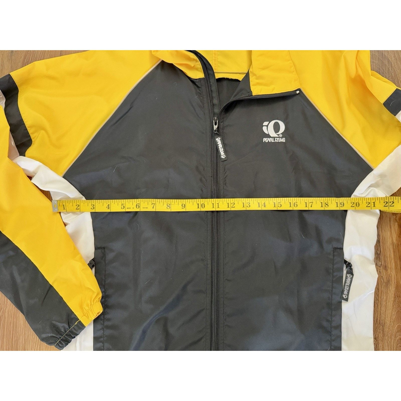 PEARL iZUMi Vintage Pearl Izumi Cylcing Zip Jacket Windbreaker M Yellow Size US M / EU 48-50 / 2 - 4 Thumbnail