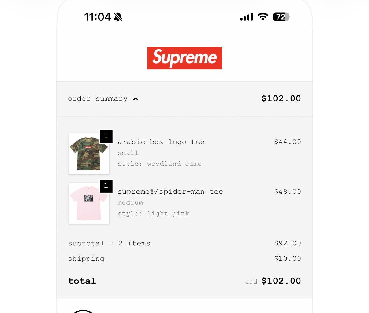 Supreme Supreme Spider-Man Tee Pink Size US M / EU 48-50 / 2 - 2 Thumbnail