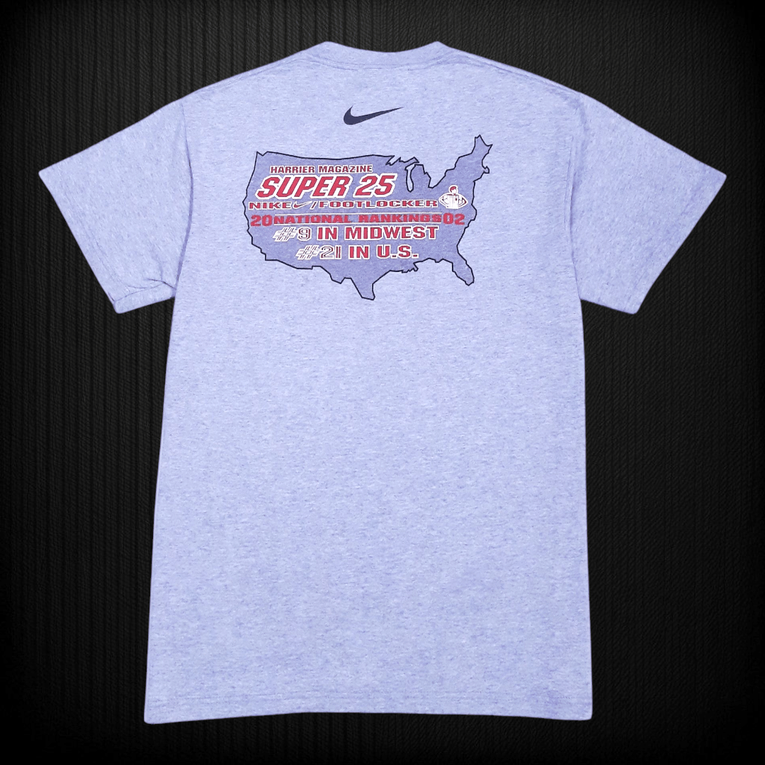 Nike NIKE Cross Country 2002 Tee Shirt Made in Mexico ( M ) Size US M / EU 48-50 / 2 - 1 Thumbnail